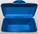 Lomatek Vorratsdose Knäckebrotbox mit Klickverschluss Blau BPA-frei Bild 4