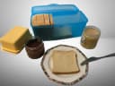 Lomatek Toastbrotbox Vorratsdose BPA-frei Kunststoff blau Bild 1