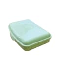 Lomatek Lunchbox flache Vesperdose 0,5l Klickverschluss Braun/Grün Bild 1