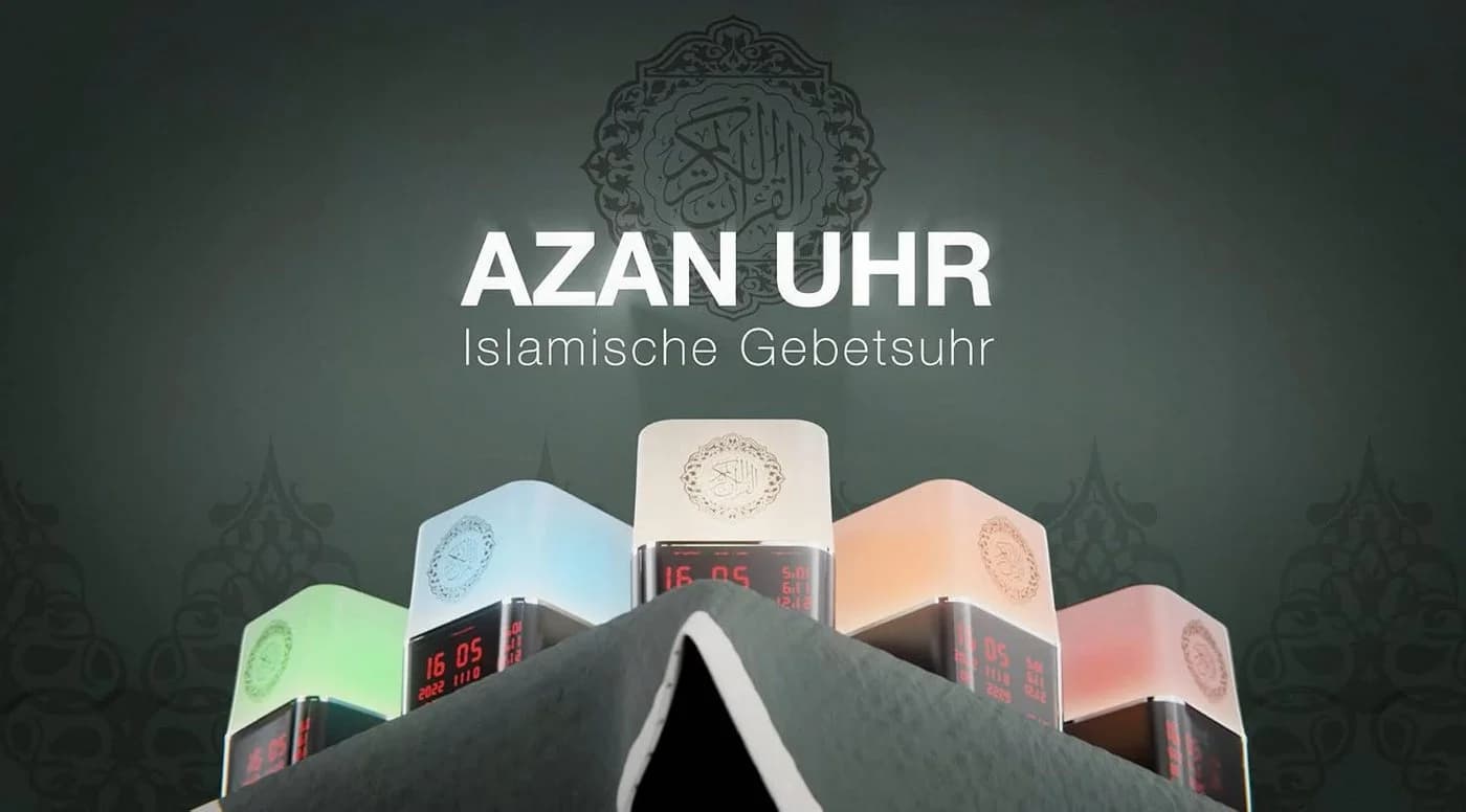 hausleben Tischuhr Kaaba Azan HD-Qualität Koranübersetzung - Bild 5