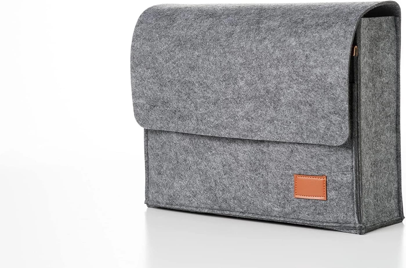 hausleben Betttasche Hellgrau Bett- und Sofa-Organizer aus Filz - Bild 4