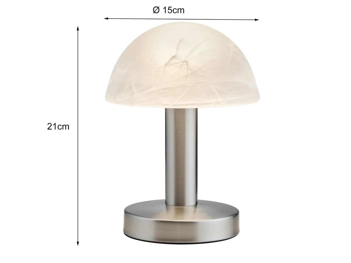 TRIO Leuchten LED Nachttischlampe Warmweiß Touch-Funktion - Bild 4