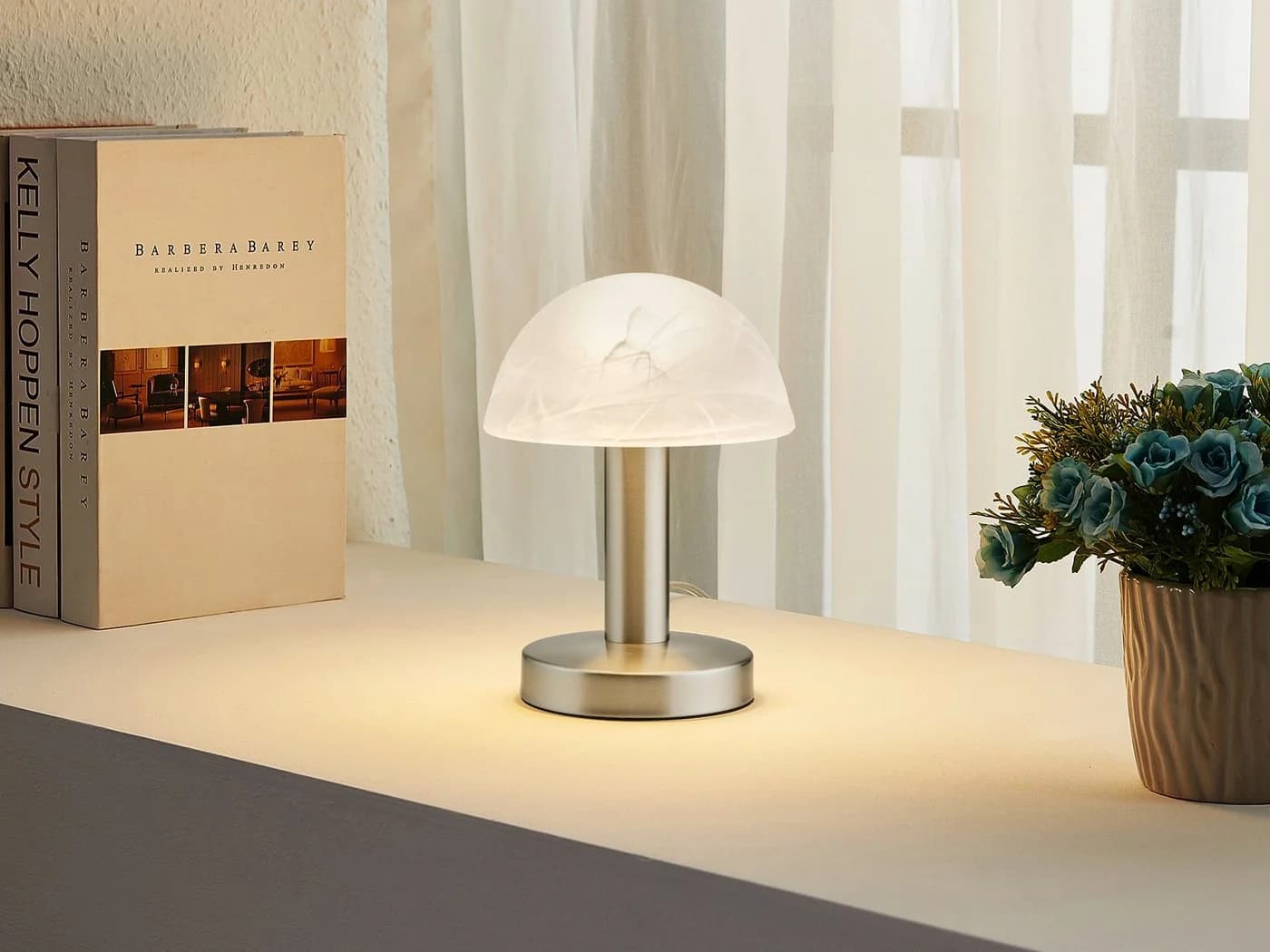 TRIO Leuchten LED Nachttischlampe Warmweiß Touch-Funktion - Bild 5