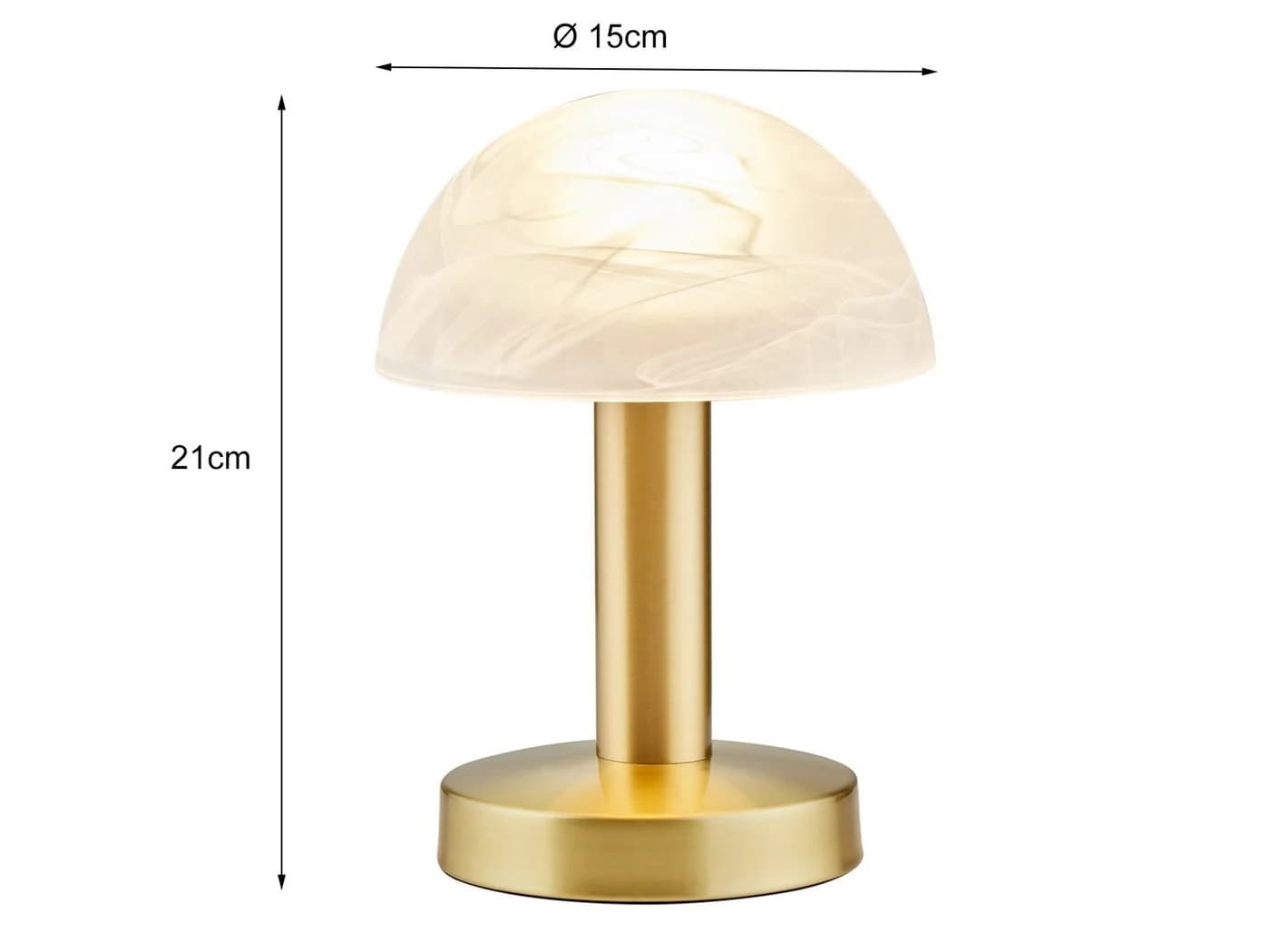 TRIO Leuchten LED Nachttischlampe Touch Dimmbar Warmweiß - Bild 4