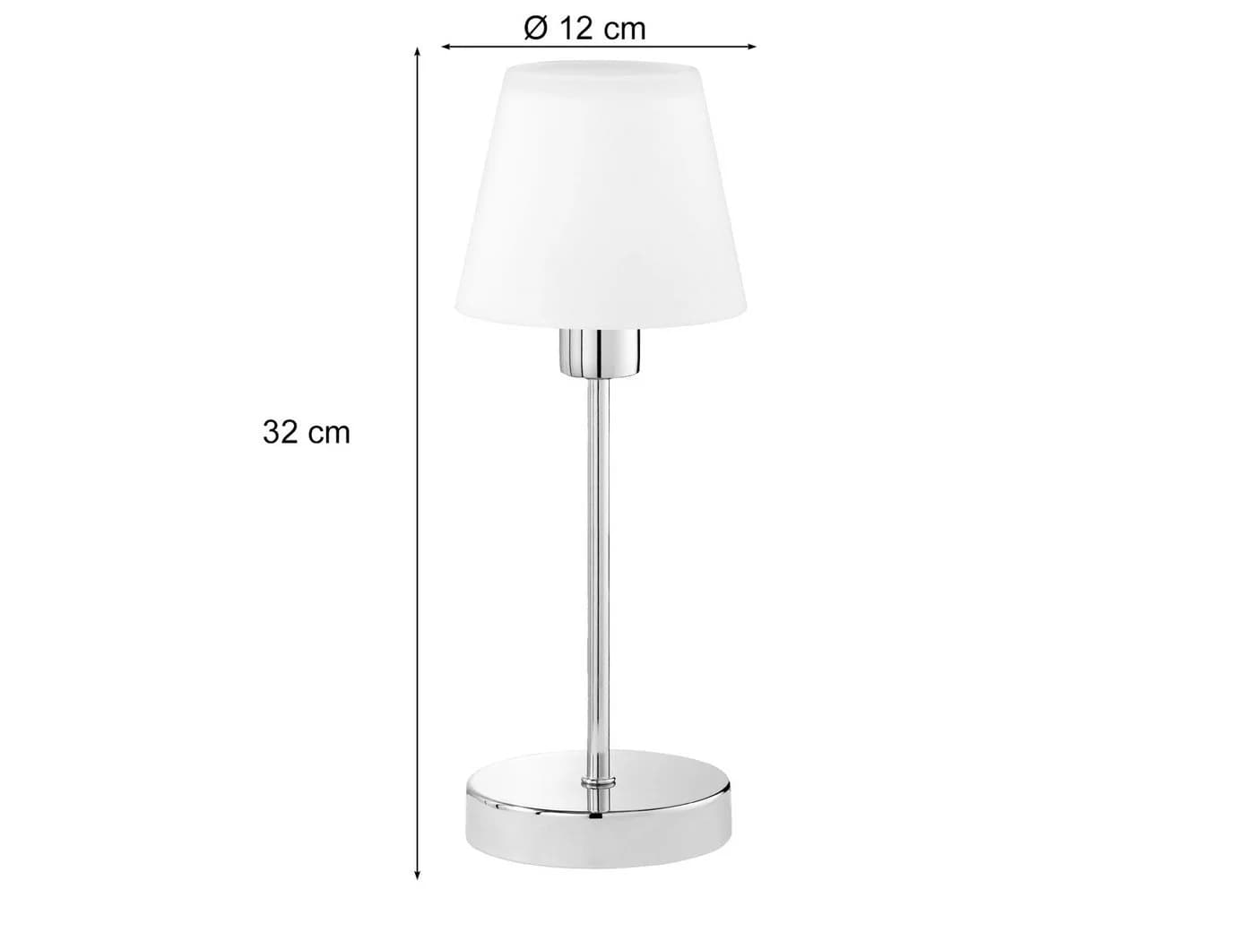 TRIO Leuchten LED Nachttischlampe Touch Dimmbar Weiß Chrom - Bild 4