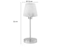 TRIO Leuchten LED Nachttischlampe Warmweiß Touch Dimmbar Bauhaus Fensterlampe Bild 4