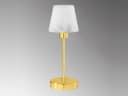 TRIO Leuchten LED Nachttischlampe Touch-Dimmer Gold/Weiß Bild 3