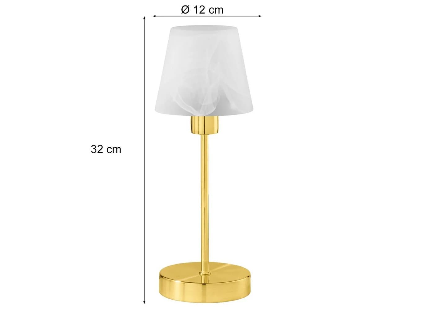 TRIO Leuchten LED Nachttischlampe Touch-Dimmer Gold/Weiß - Bild 4