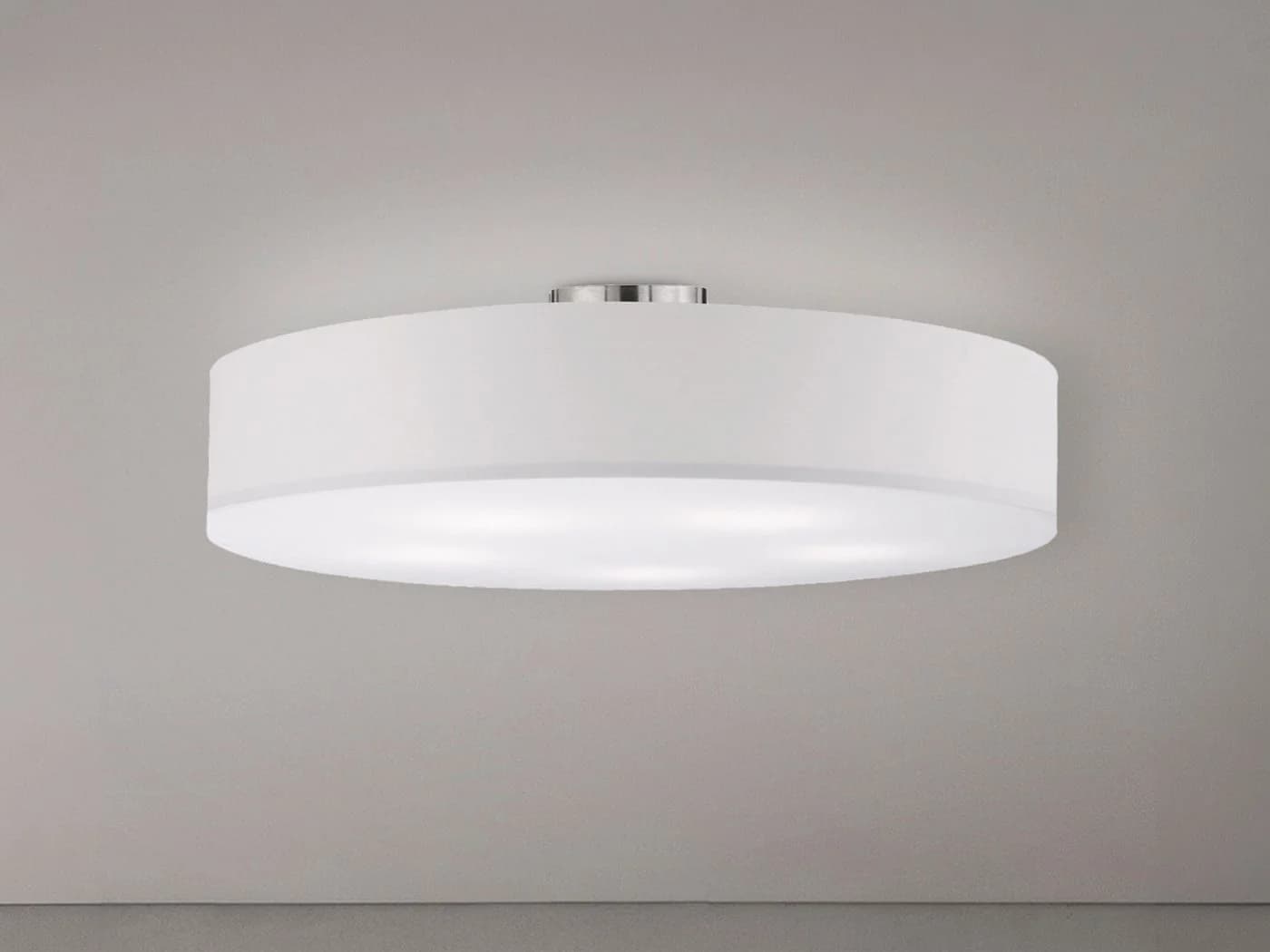 Trio Leuchten LED Deckenleuchte Warmweiß Stoff Lampenschirm Weiß - Bild 3