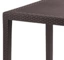 Mojawo Gartentisch Rattan-Optik Mokka Bild 3