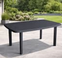 Mojawo Gartentisch Anthrazit Kunststoff Modern Bild 1