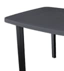 Mojawo Gartentisch Anthrazit Kunststoff Modern Bild 3