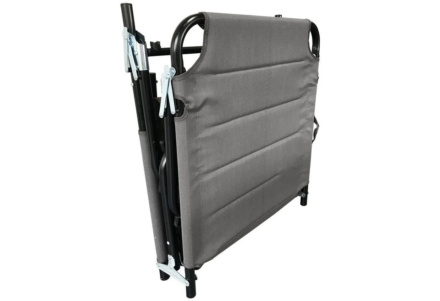 Mojawo XXL Gartenliege Aluminium mit Sonnendach und Kissen anthrazit - Bild 2