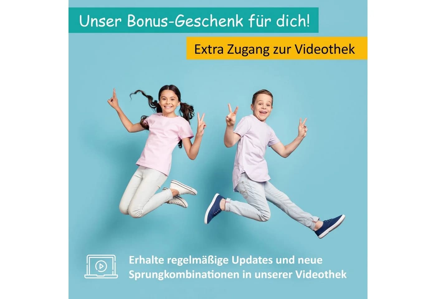 GLÜCKSWOLKE Gummitwist Set mit Buch & Videothek - 4m Hüpfgummi Grün - Bild 3