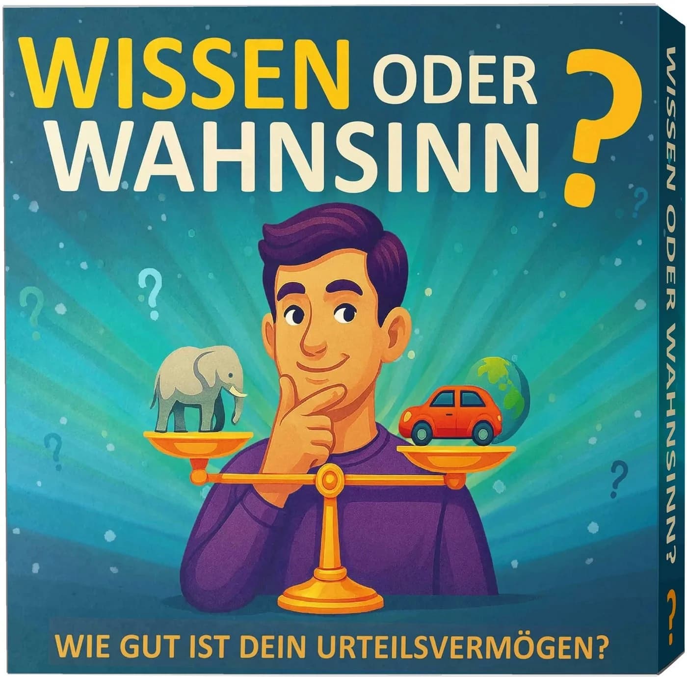 GLÜCKSWOLKE Wissen oder Wahnsinn Quizspiel Ab 2 Personen - Bild 2