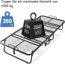 Gunuss Klappbett Gästebett mit Matratze Metallgestell Bild 3