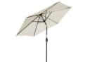 Angel Living Sonnenschirm Ø 300 cm UV-Schutz 50+ Cremefarbe Bild 2
