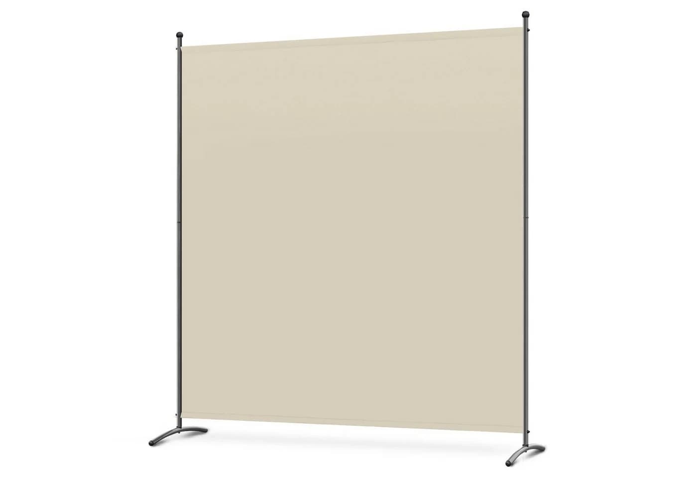 Angel Living Senkrechtmarkise Raumteiler Paravent Sichtschutz Beige/Grau/Weiß - Bild 2