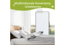 Angel Living Klappbarer Paravent Sichtschutzwand Weiß/Beige Bild 4