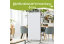 Angel Living Klappbarer Paravent Sichtschutzwand Weiß/Beige Bild 5