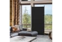 Angel Living Paravent Raumteiler-Paravent 81x180 cm Sichtschutz Stahl Polyester Schwarz Bild 5