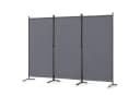 Angel Living 3-teiliger Paravent Raumteiler Sichtschutz Stahl Polyester Bild 2