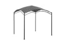 Angel Living Gartenpavillon 2,5x2,5 m Grau UV-beständig Bild 2