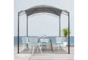 Angel Living Gartenpavillon 2,5x2,5 m Grau UV-beständig Bild 4