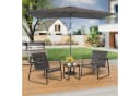 Angel Living Sonnenschirm 200x300 cm Grau Kurbel UV-Schutz 50+ Bild 2
