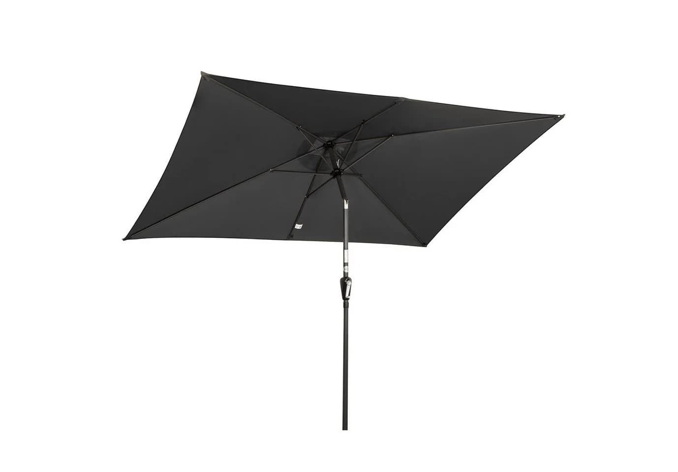 Angel Living Sonnenschirm 200x300 cm Grau Kurbel UV-Schutz 50+ - Bild 3