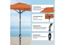 Angel Living Halbrund Sonnenschirm 2,7m mit Kurbel & Neigung Bild 5
