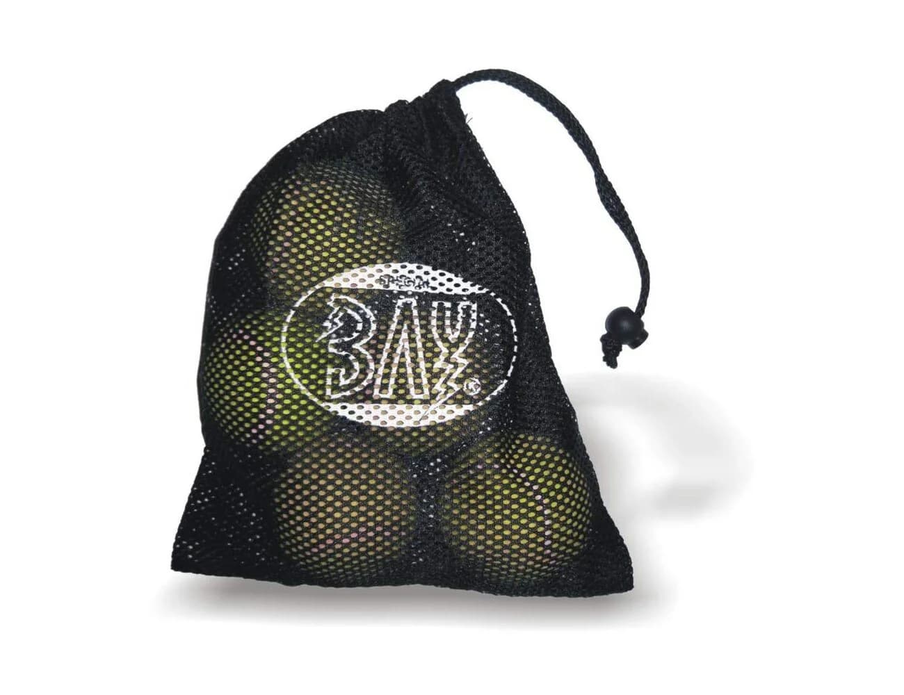 BAY-Sports Mesh Bag Kordelzug Schwarz Sporttasche - Bild 3