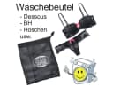 BAY-Sports Mesh Bag Kordelzug Schwarz Sporttasche Bild 4