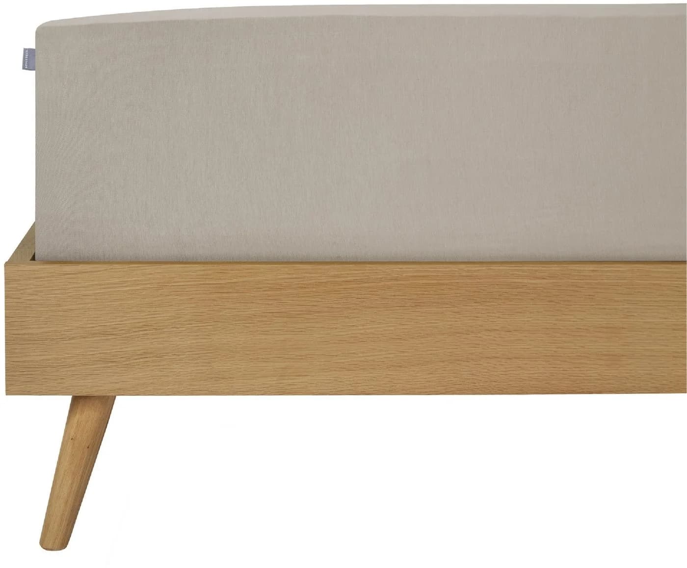 Spannbettlaken SCHIESSER Flexi 95% Baumwolle 5% Elasthan Helltaupe - Bild 2