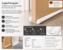 HH-Haushalt Zugluftstopper Türdichtung 95 cm Weiß Bild 1