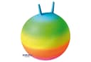 EDUPLAY Spielzeug-Gartenset Regenbogen-Hüpfball Ø 50 cm, Griffe 10 cm Bild 1