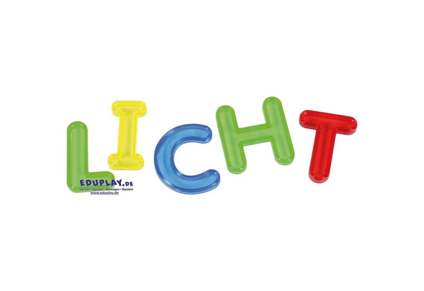 EDUPLAY Lernspielzeug Transparente Buchstaben Bunt 26-teilig - Bild 4