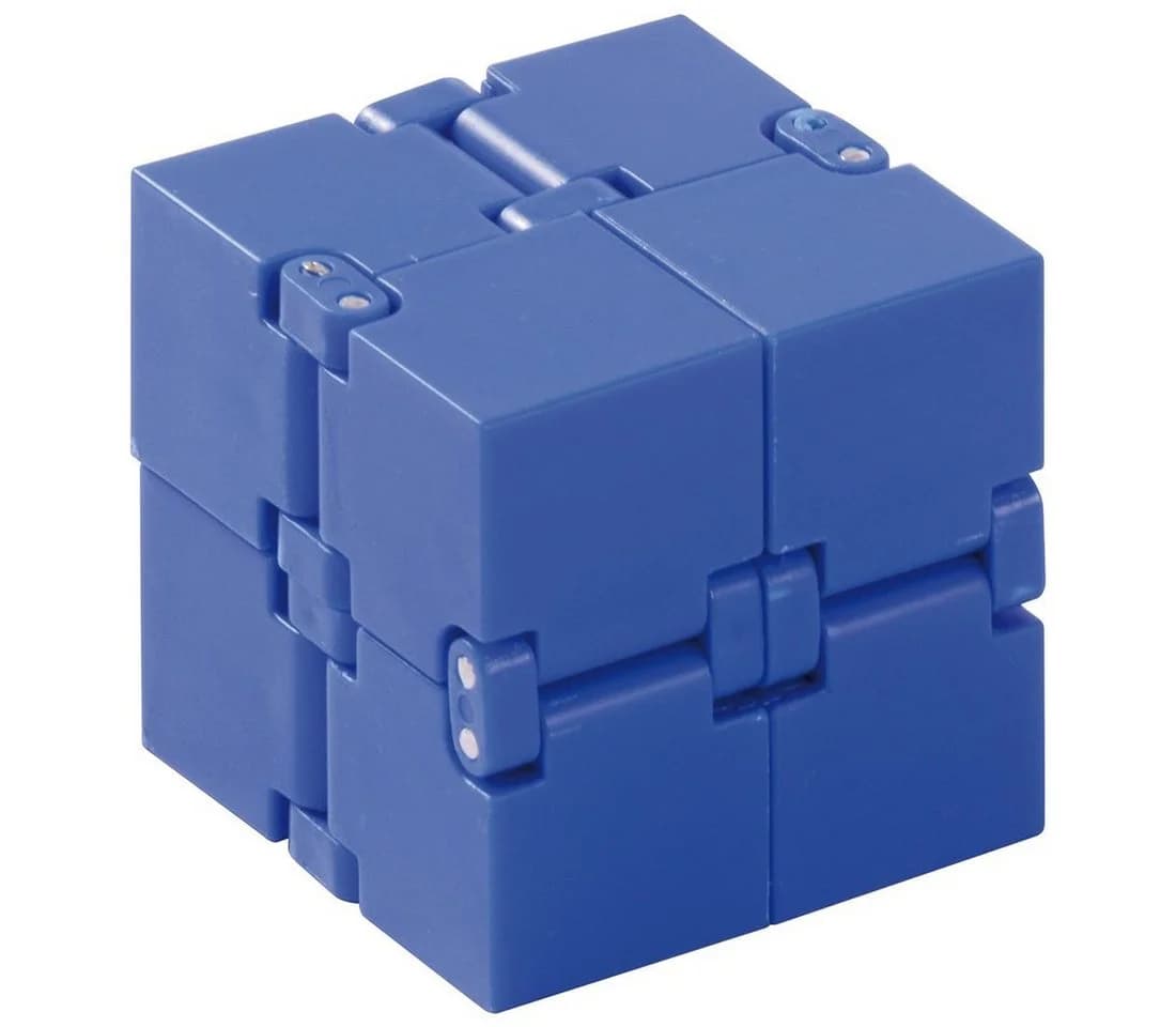 EDUPLAY Unendlicher Würfel Faltbar Blau Fingerspielzeug - Bild 2
