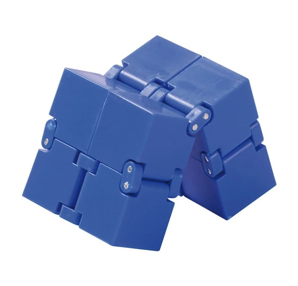 EDUPLAY Unendlicher Würfel Faltbar Blau Fingerspielzeug - Bild 5