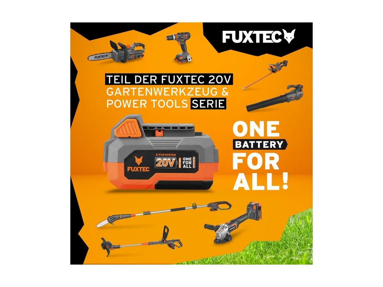 FUXTEC Akkurasenmäher FX-E1RM20-SET 33cm Schnittbreite 2x 20V Akku - Bild 5