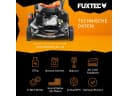 FUXTEC Benzinrasenmäher FX-RM4346 42cm Schnittbreite 3PS Schwarz Bild 1