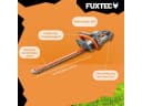 FUXTEC 20V Akku Rasenmäher & Heckenschere Set Schwarz Bild 3