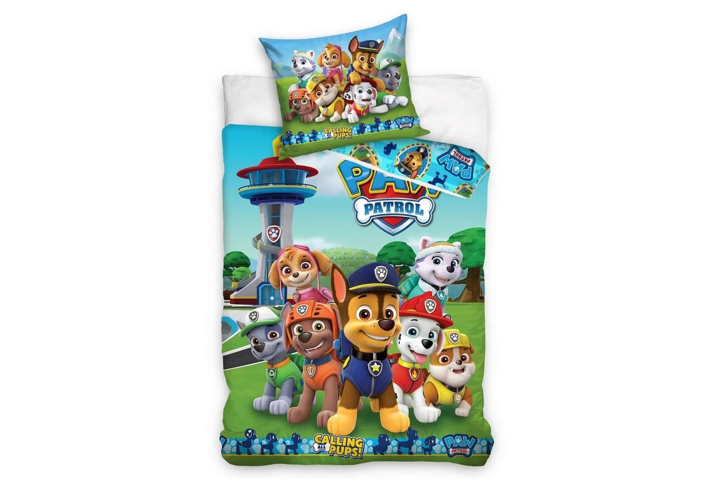 MTOnlinehandel Kinderbettwäsche Paw Patrol 135x200 + 80x80 cm Baumwolle Renforcé - Bild 2