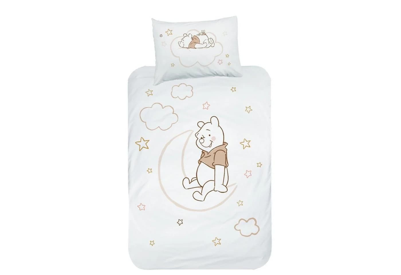 MTOnlinehandel Babybettwäsche Winnie Pooh 2-teilig Baumwolle Flanell - Bild 2