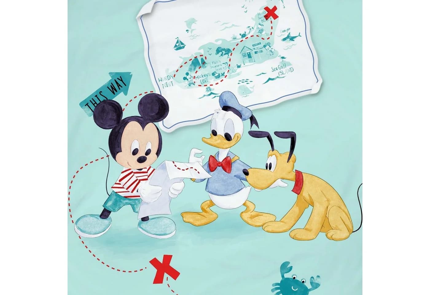 MTOnlinehandel Kinderbettwäsche Mickey Mouse Mint 2-teilig - Bild 5