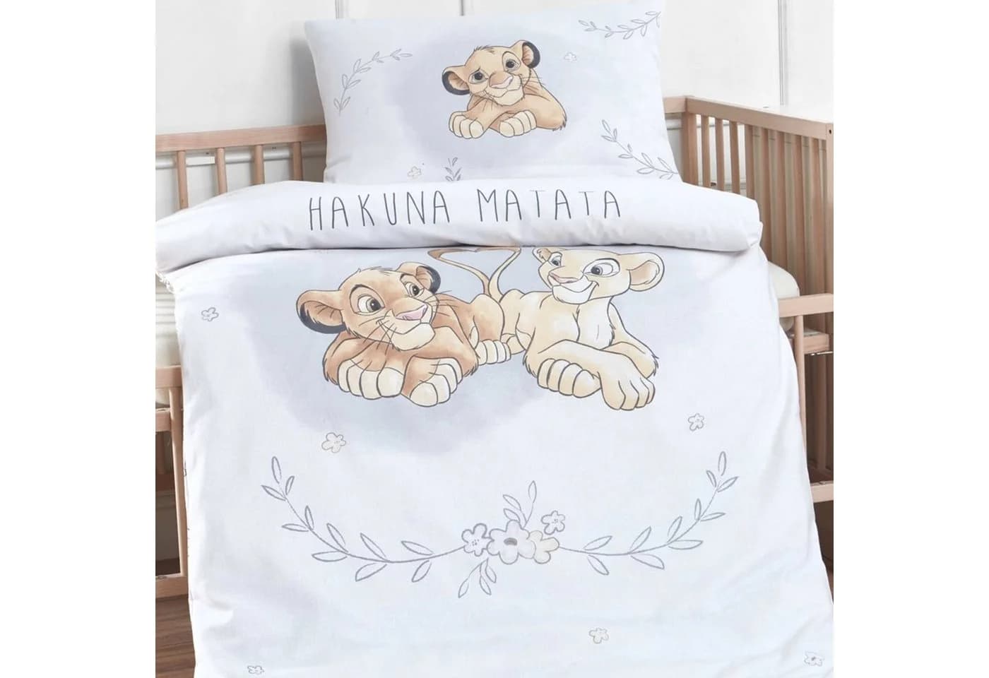 MTOnlinehandel Babybettwäsche König der Löwen 2-teilig Baumwolle Flanell - Bild 5