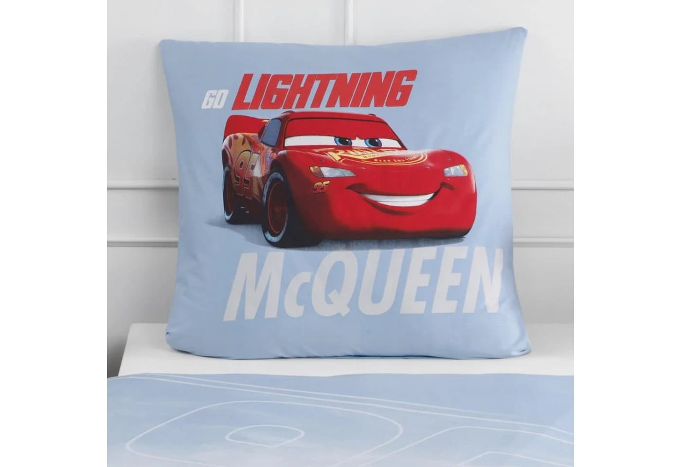 MTOnlinehandel Bettwäsche Cars 135x200 + 80x80 cm Disney Lightning McQueen - Bild 3