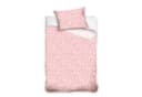MTOnlinehandel Babybettwäsche Stella Rosa Grau Weiß 100x135 + 40x60 cm Bild 1