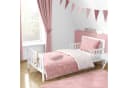 MTOnlinehandel Babybettwäsche Stella Rosa Grau Weiß 100x135 + 40x60 cm Bild 2