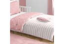 MTOnlinehandel Babybettwäsche Stella Rosa Grau Weiß 100x135 + 40x60 cm Bild 4